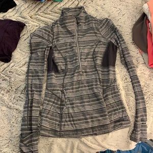Lulu quarter zip running jacket